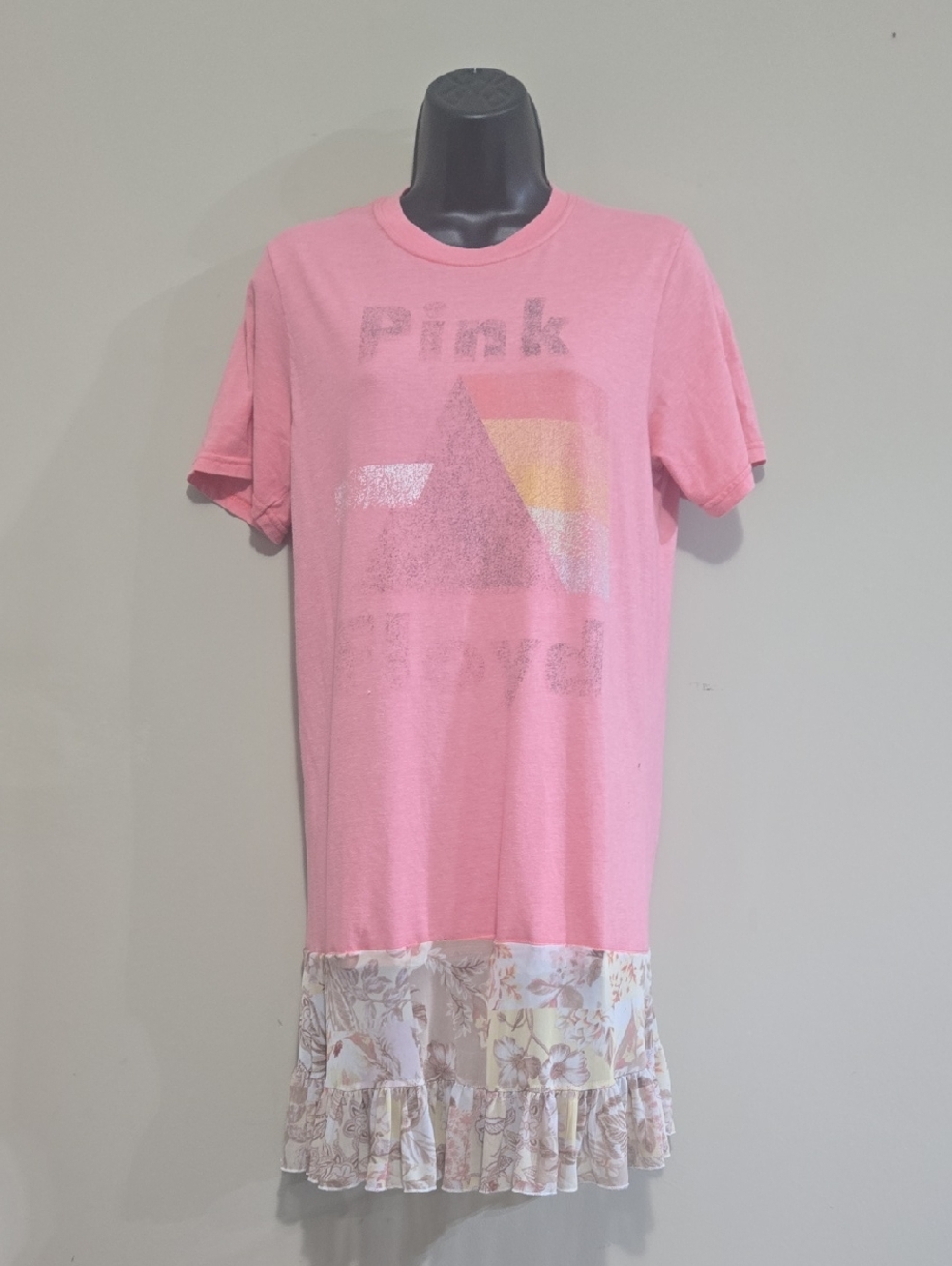 Upcycled Vintage Band T-shirt Dress